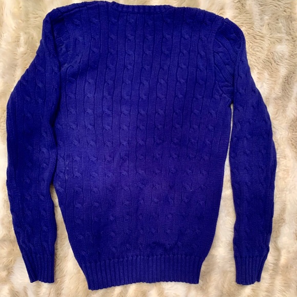 Ralph Lauren Sport Indigo sweater. Size small - Picture 2 of 5